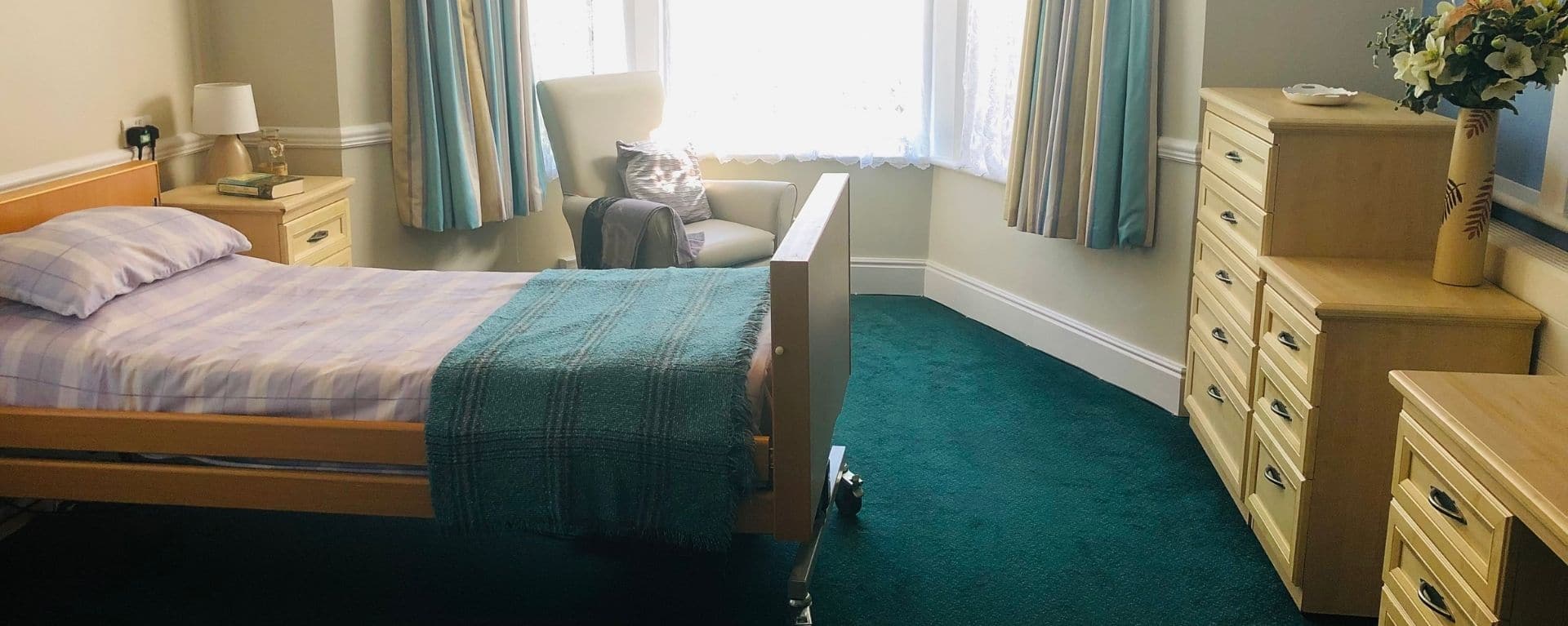 Laurel care home bedroom