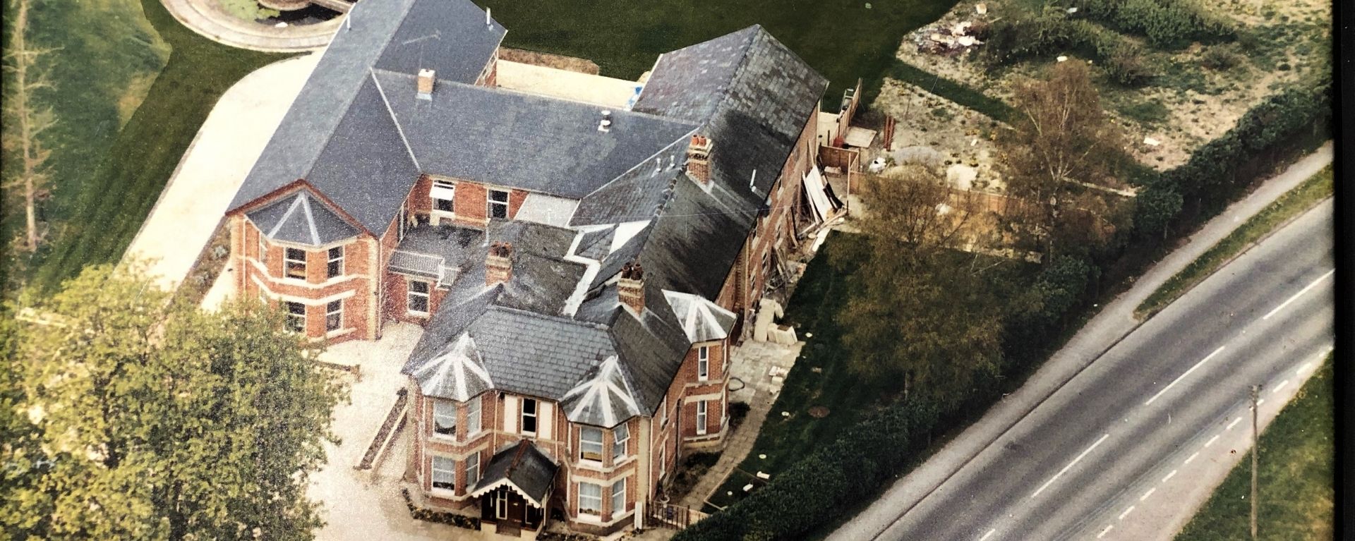 Historic ariel shot of Laurel Care Home