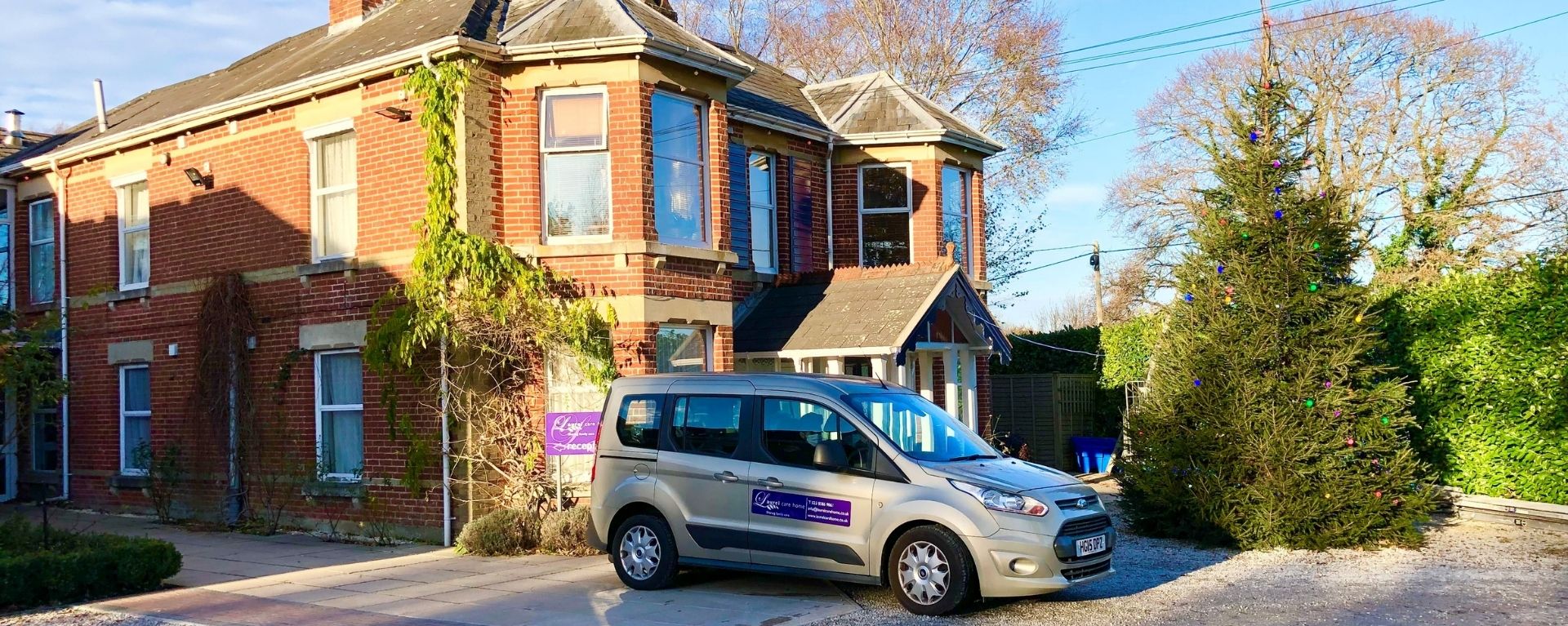 Laurel care Home vehicale outside the front of the home